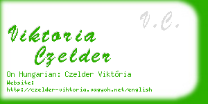 viktoria czelder business card
